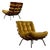 Pair of Costela Armchairs in Brazilian Hardwood & Olive Mohair, Martin Eisler, Brazil, 1956 For Sale
