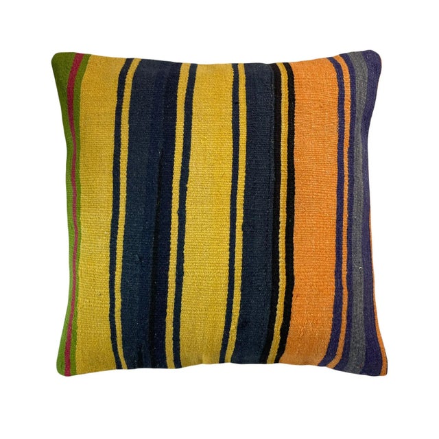 Anatolian Hand Woven Kilim Cushion Cover For Sale - Image 10 of 11