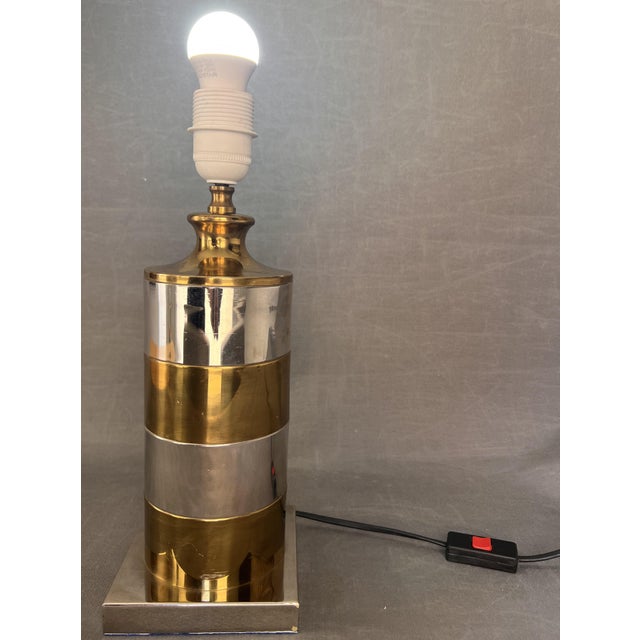 Italian Table Lamp by Tomasso Barbi, 1970s For Sale - Image 4 of 14