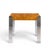 Milo Baughman Milo Baughman Style Mid Century Chrome and Burlwood Dining Table For Sale - Image 4 of 7