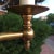 Mid-Century Modern Vintage French Style Brass Swing-Arm Floor Lamp & Shade by Frederick Cooper For Sale - Image 3 of 13