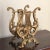 1970s Cast Iron Lyre Magazine / Display Stand For Sale - Image 9 of 10