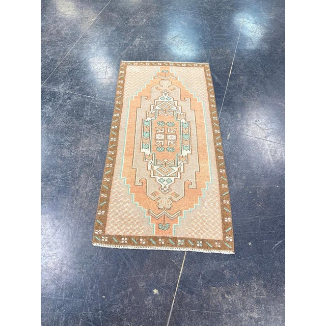 Brown Turkish Vintage Rug 7'6" x 10'1" #17089 For Sale - Image 8 of 8