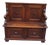 Antique German Chest Bench in Carved Oak, 1880s For Sale
