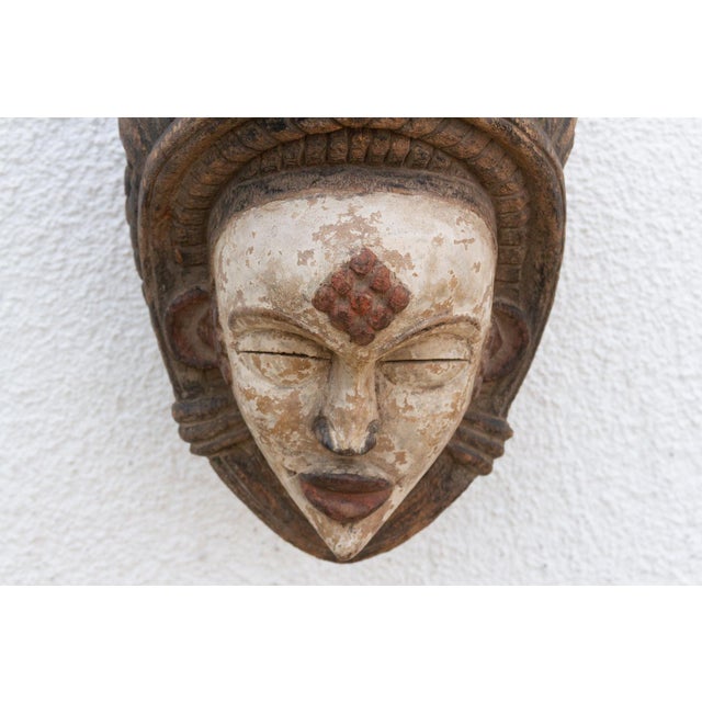 Celestrial Crown, Painted African Mask For Sale In Los Angeles - Image 6 of 8