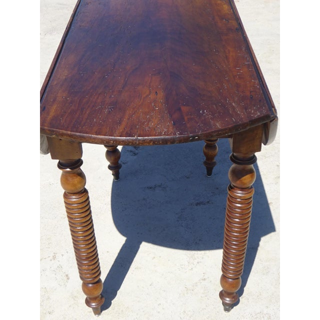 Top Flap Table in Walnut For Sale - Image 10 of 18
