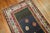 An eclectic Talish runner with a striated blue and navy ground surrounded by a colorful geometric border. The quality is...