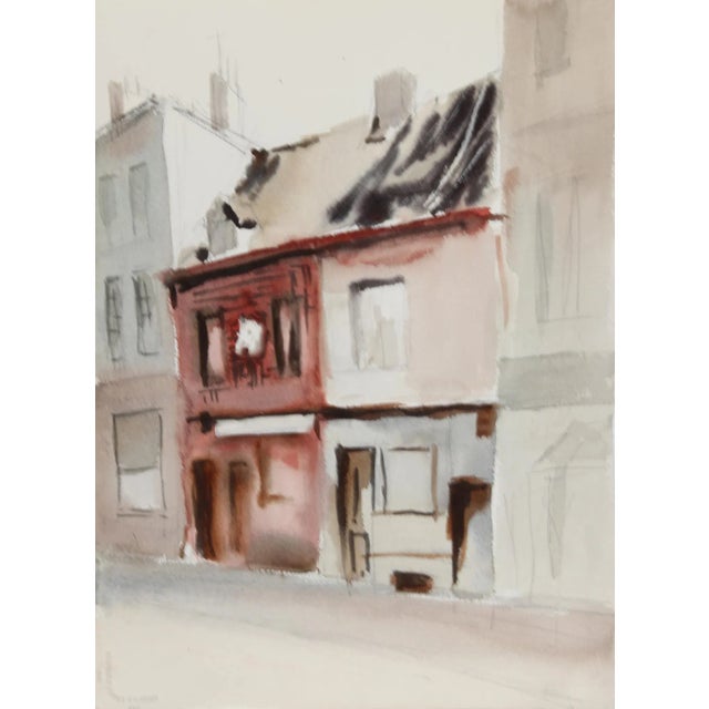 Contemporary Eve Nethercott, Maine Street (35), Watercolor For Sale - Image 3 of 3