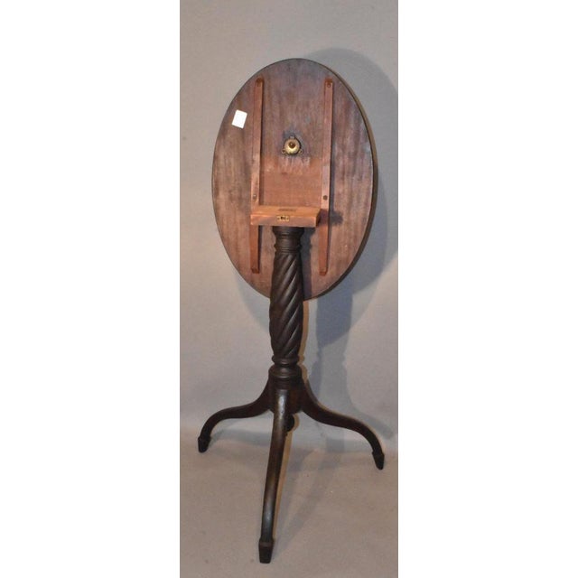 Hepplewhite Late Mahogany Hepplewhite Transitional Stand Circa 1810 For Sale - Image 3 of 4