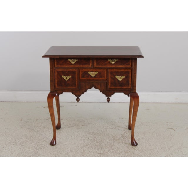 Age: Approx: 30 Years Old Details: Model 8868 Colonial Williamsburg Mahogany Dovetailed Drawer Construction Fine Carved...