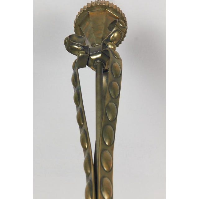 Art Deco Gilded Bronze Lantern in the style of Paolo Buffa For Sale - Image 13 of 16