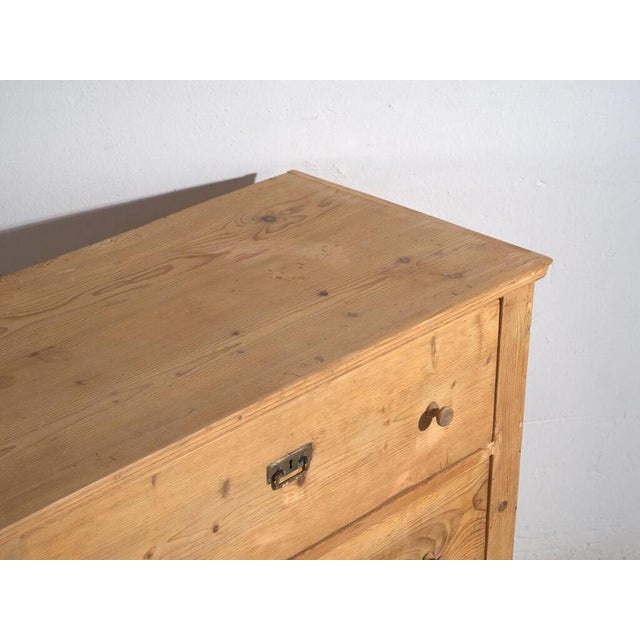 Rustic European Washed Pine Three-Drawer Chest by Amaru For Sale - Image 3 of 12