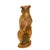 Metal Late 19th Century Cast Spelter Art Metal "Bulldog" Figural Mantel Clock Stand For Sale - Image 7 of 10