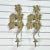 Rustic European 1950s Vintage Italian Rustic European Tole Leaf Candle Sconces - A Pair. For Sale - Image 3 of 13