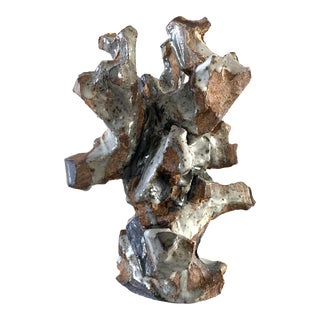 Studio Ceramic Abstract Glazed Stoneware Ceramic Sculpture For Sale