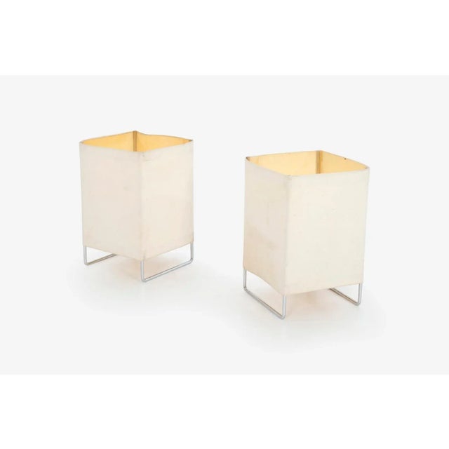 1950s Gregory Van Pelt for Wireworks Box Kite Lamps - A Pair For Sale In Chicago - Image 6 of 9