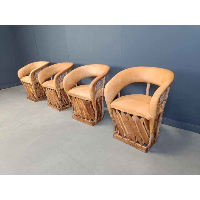 Vintage Art Populaire Mexican Dining Chairs, 1970s, Set of 6 For Sale - Image 9 of 12