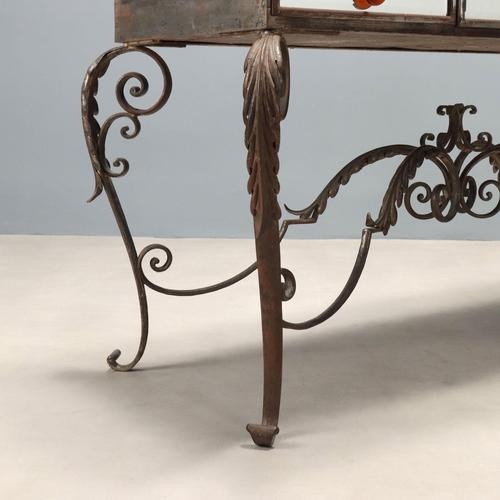 Iron and Mirror Console Table For Sale - Image 11 of 14