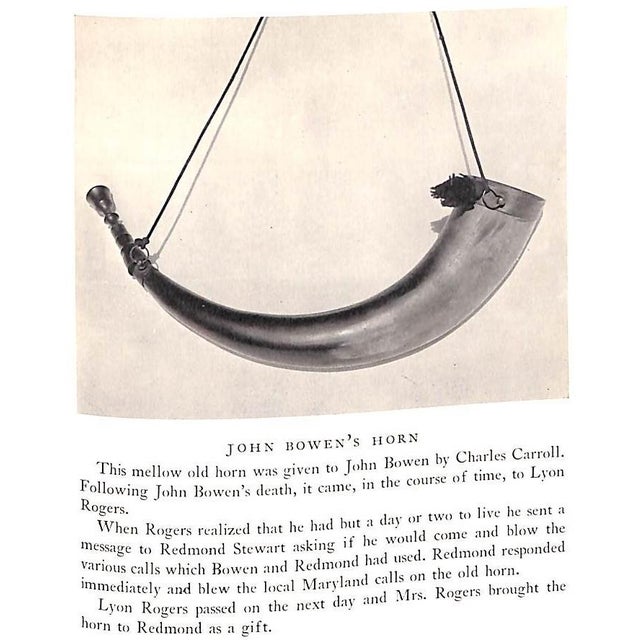 Traditional "Redmond C. Stewart: Foxhunter and Gentleman of Maryland" 1938 Grand, Gordon For Sale - Image 3 of 9