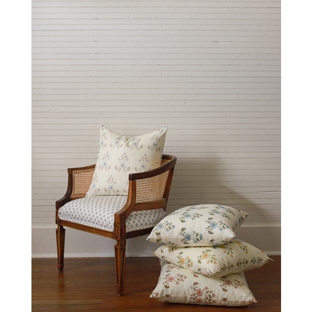 Lauren Servati Textiles, Unfading Flower // Skye 22"x22" pillow Double-sided throw pillow with a knife edge finish....