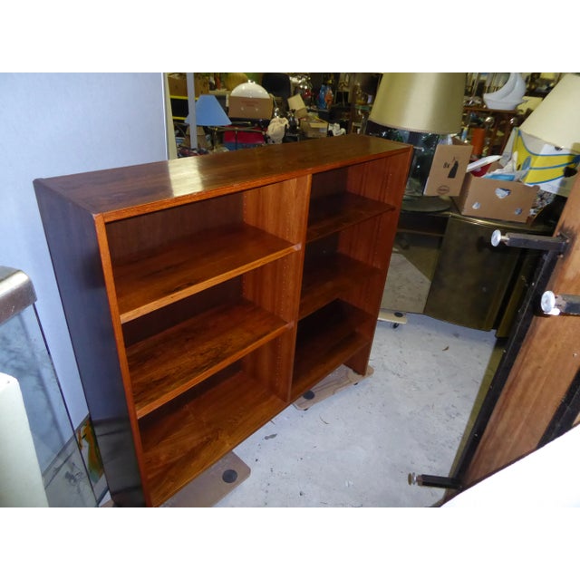 Danish Palissander Wood Bookcase Shelving Cabinet For Sale - Image 12 of 13
