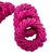 Hot Pink Vintage 90s Hot Pink Fabric Napkin - Rings (Set of 8) For Sale - Image 8 of 10