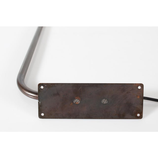 Metal Adjustable Wall Light in Brass with String Shade by Hans Bergström for Bergboms, 1930s For Sale - Image 7 of 14