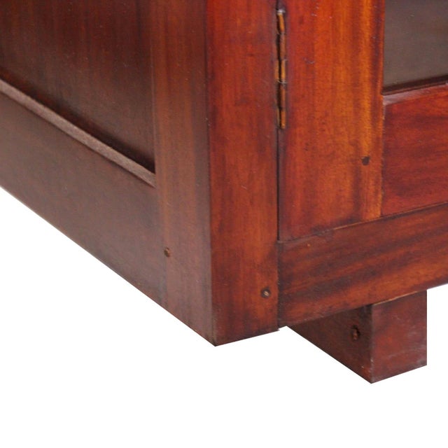 Mahogany & Glass Media Chairish