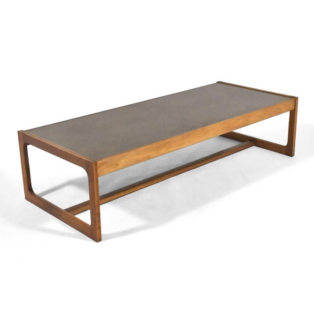 Mid 20th Century Folke Ohlsson Coffee Table with Bronze Top by DUX For Sale - Image 5 of 11