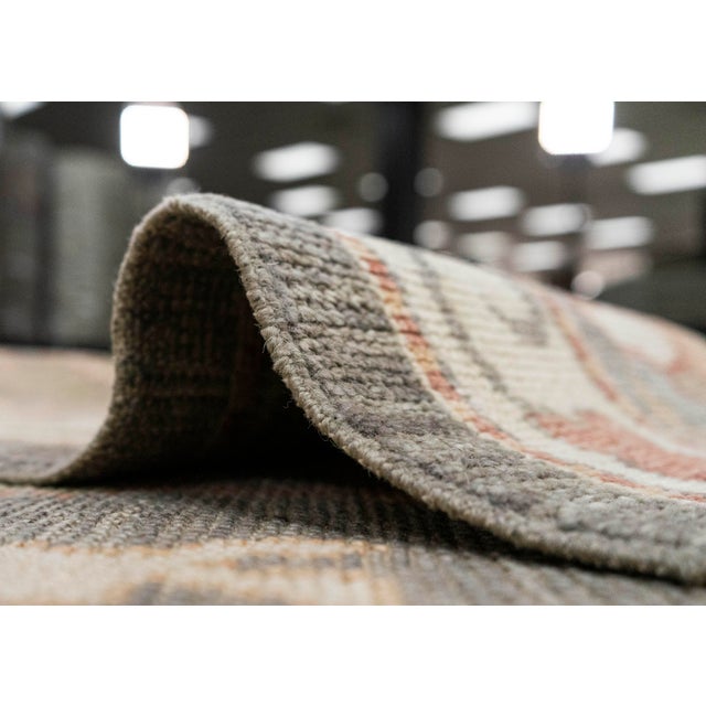 Textile Turkish Oushak Rug 10'1" x 14'6" #20438 For Sale - Image 7 of 8