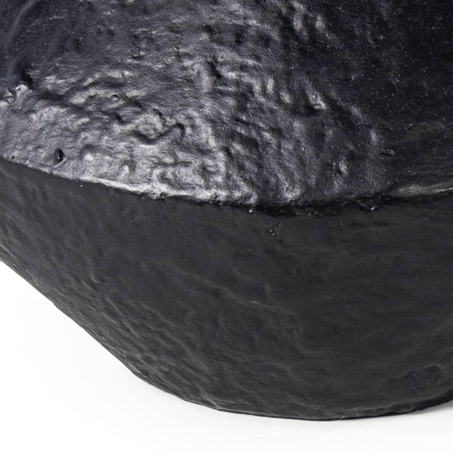 Not Yet Made - Made To Order Regina Andrew Poe Metal Vase, Black For Sale - Image 5 of 6