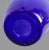 Mid-Century Modern Mid-Century Modern Cobalt Blue Hand Blown Cashed Art Glass Vase For Sale - Image 3 of 5
