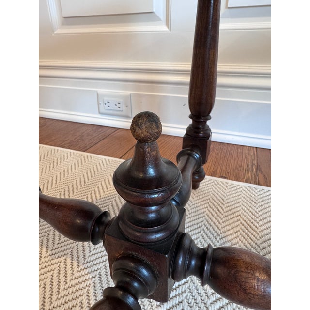 Pair of Antique 19th Century English Upholstered Foot Stools For Sale - Image 12 of 15