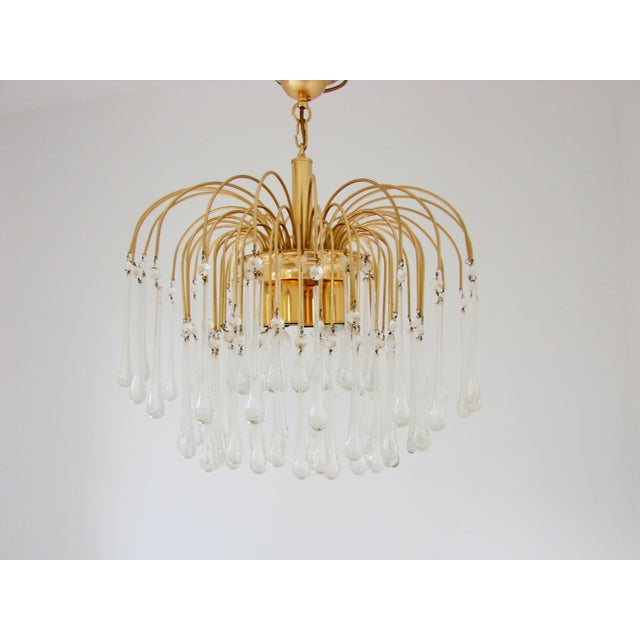 Metal Chandelier by Paolo Venini, 1970s For Sale - Image 7 of 11
