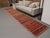 1970s Vintage Handmade Wool Cotton Red Runner Rug For Sale - Image 4 of 11