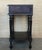 Wood 1900-1909 Pair of Spanish Nightstands With One Drawer and Low Shelve and Fluted Legs For Sale - Image 7 of 10
