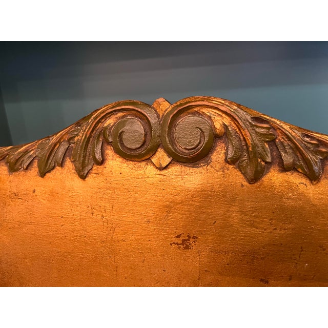 Traditional Antique 19th Century Italian Baroque or Renaissance Revival Carved Giltwood and Polychrome Book Stand For Sale - Image 3 of 7