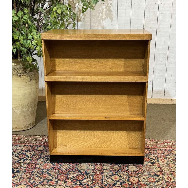 English Double-Sided Oak School Library Bookcase For Sale - Image 14 of 14