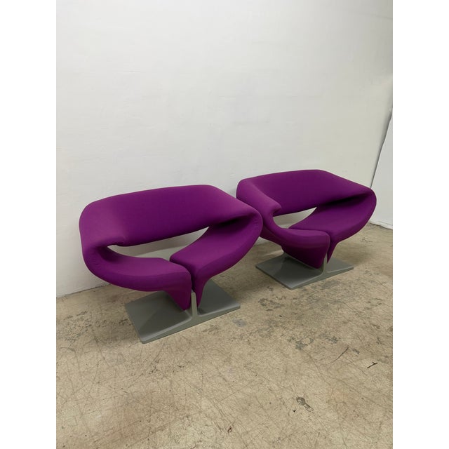 Artifort Original Pierre Paulin Ribbon Lounge Chairs for Artifort - A Pair For Sale - Image 4 of 18