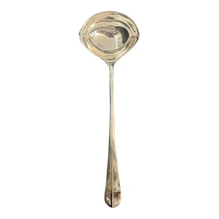 Mid 20th Century Silver Plate Georgian Style Punch/Soup Ladle For Sale