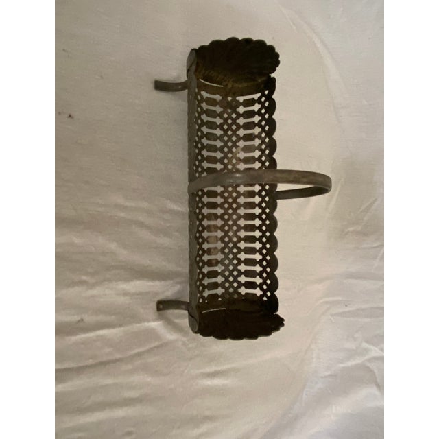 Leonard Vintage Leonard Silverplate Serving Tray for Crackers, Biscuits, Cookies For Sale - Image 4 of 6