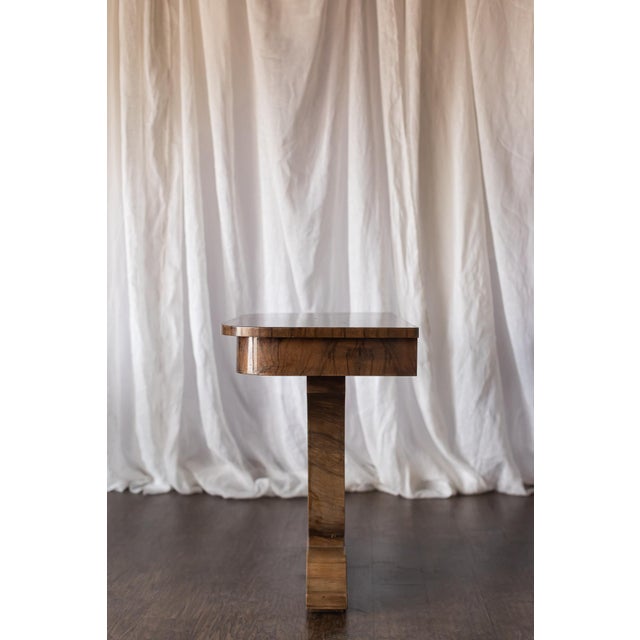 Pair of 1930s French Art Deco Demilune Tables For Sale - Image 12 of 18