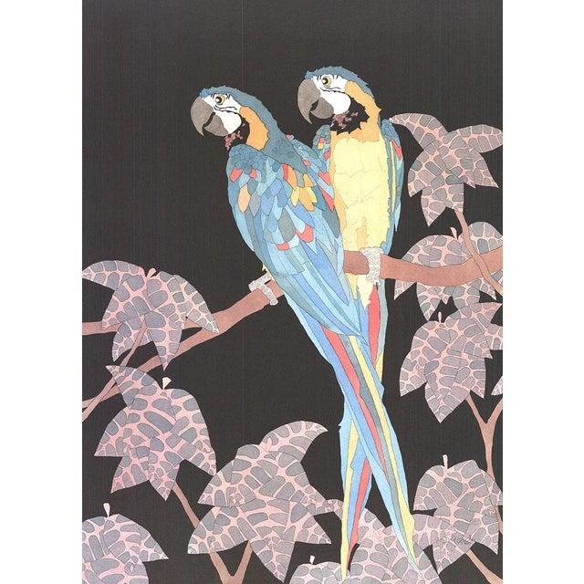 Artist: Dan Goad Title: Macaws Year: 1989 Signed: No Medium: Offset Lithograph Paper Size: 36 x 24 inches ( 91.44 x 60.96...