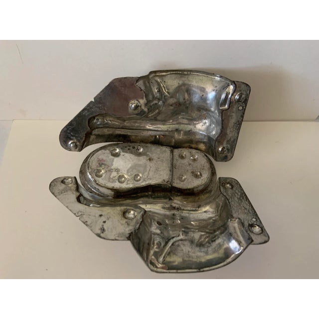 Shabby Chic Antique Late 19th Century French Boot Chocolate Mold For Sale - Image 3 of 7