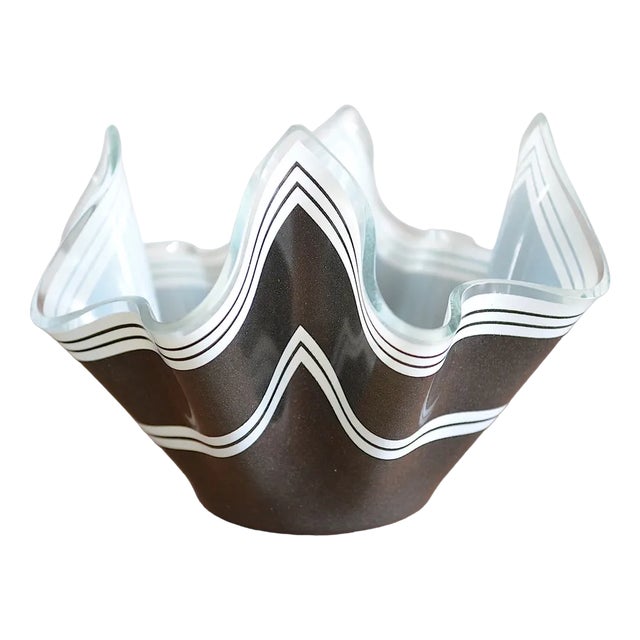 Vintage Handkerchief Vase, 1950s For Sale