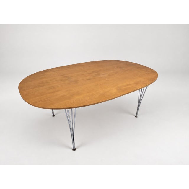 Superellipse Dining Table by Bruno Mathsson and Piet Hein for Fritz Hansen For Sale - Image 5 of 12