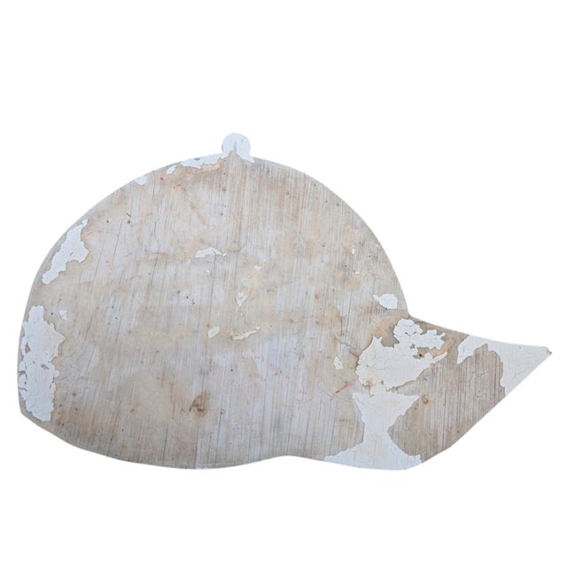 Late 20th Century Vintage Trompe Loeil Plaster Ball Cap Hat Sculpture For Sale - Image 5 of 13