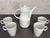 This vintage tea /coffee / hot chocolate set has the most wonderful minimalist MCM design. The white porcelain pot with...