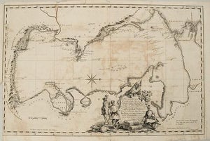 1753 Gibson Map of the Caspian Sea