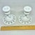 Mid-20th Century Westmoreland Milk Glass Doric Open Lace Candle Holders - A Pair For Sale - Image 10 of 12
